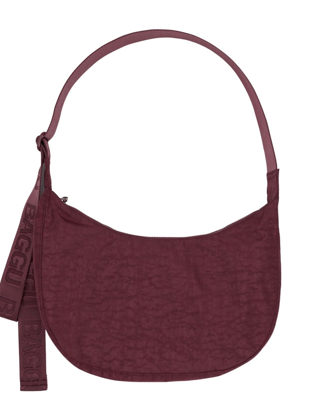 Baggu Medium Crescent Bag Burgundy EUC